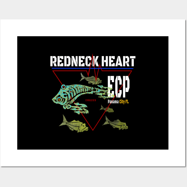 Redneck Heart, Panama City Florida Wall Art by The Witness